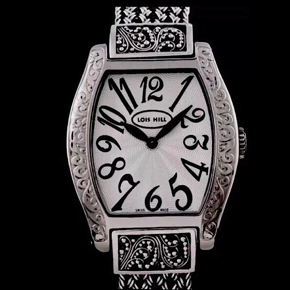 Lois Hill Sterling Silver 925 Swiss Watch - Picture 3 of 8